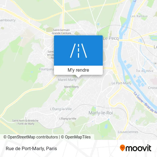 Rue de Port-Marly plan