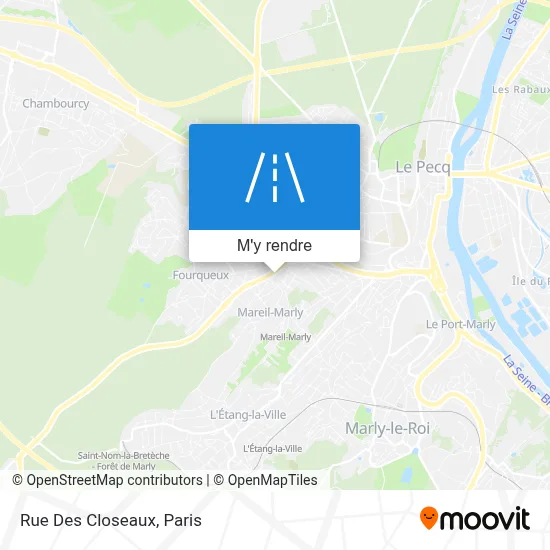 Rue Des Closeaux plan