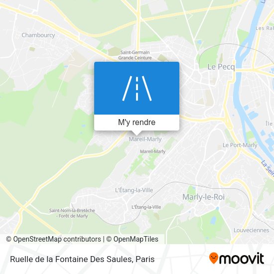 Ruelle de la Fontaine Des Saules plan