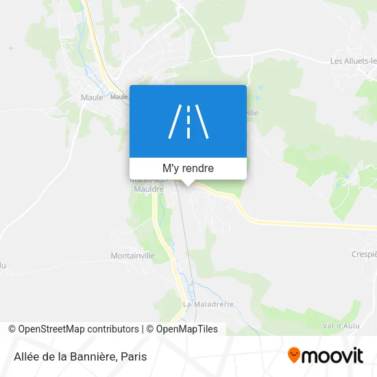 Allée de la Bannière plan