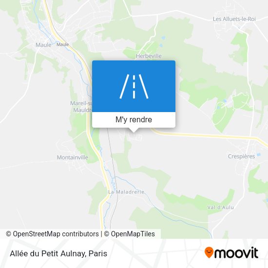 Allée du Petit Aulnay plan