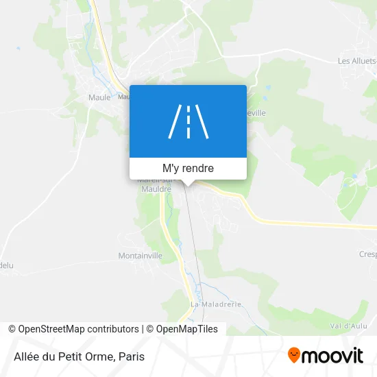 Allée du Petit Orme plan