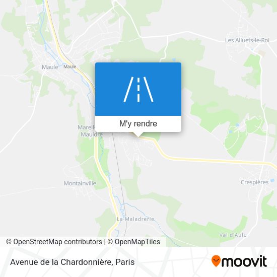 Avenue de la Chardonnière plan