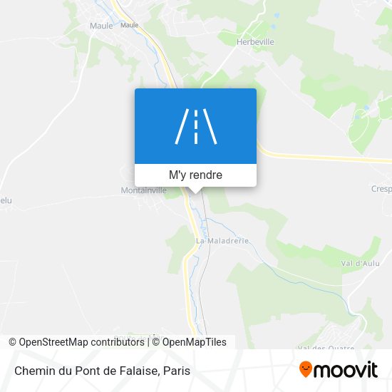 Chemin du Pont de Falaise plan