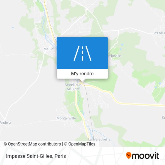 Impasse Saint-Gilles plan