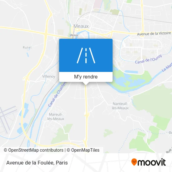 Avenue de la Foulée plan