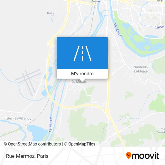 Rue Mermoz plan