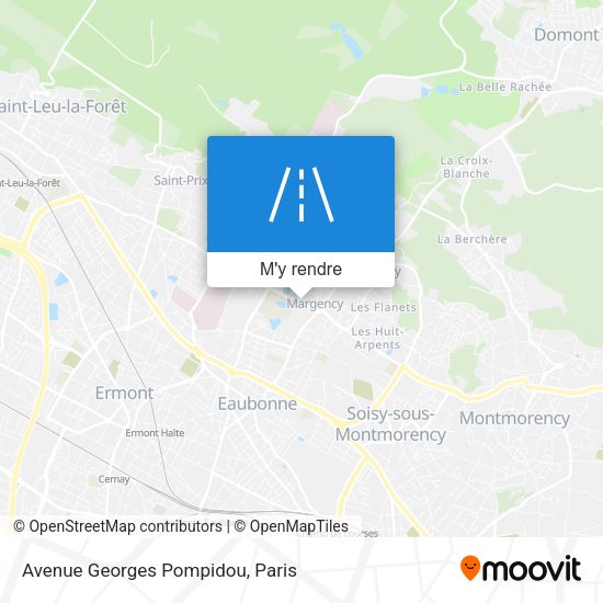 Avenue Georges Pompidou plan