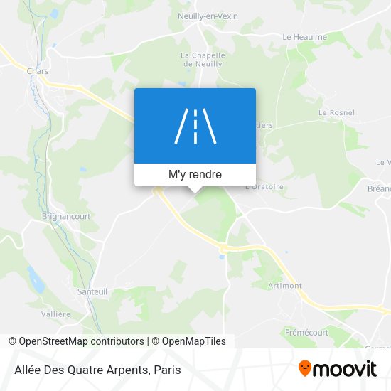 Allée Des Quatre Arpents plan