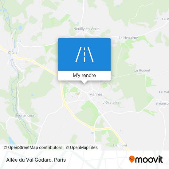 Allée du Val Godard plan