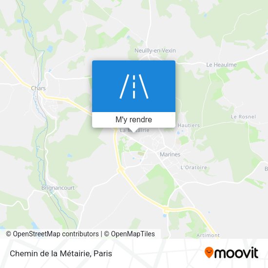 Chemin de la Métairie plan