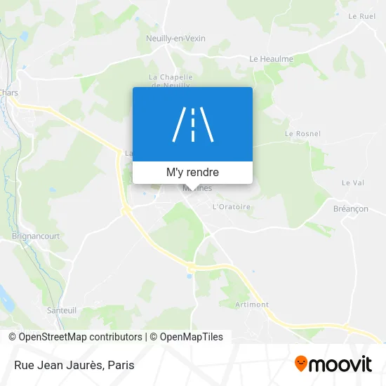 Rue Jean Jaurès plan