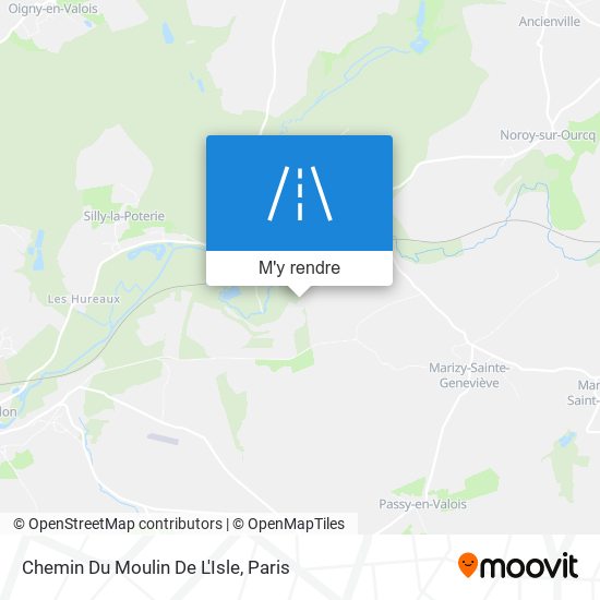Chemin Du Moulin De L'Isle plan