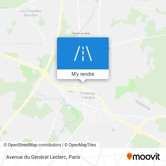 Avenue du Général Leclerc plan