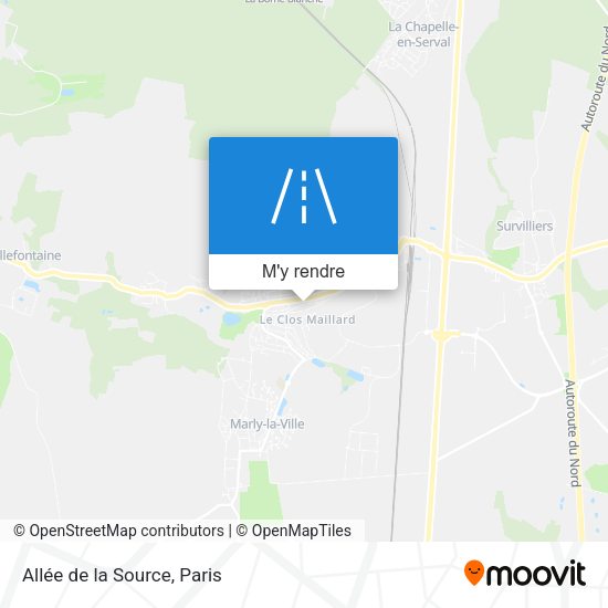 Allée de la Source plan