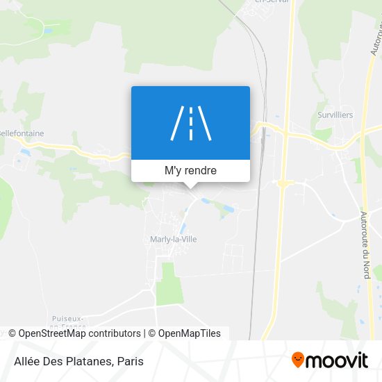 Allée Des Platanes plan