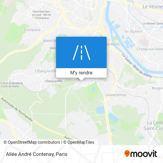 Allée André Contenay plan