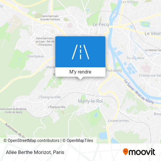 Allée Berthe Morizot plan