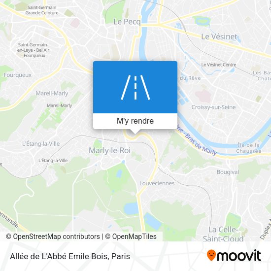 Allée de L'Abbé Emile Bois plan