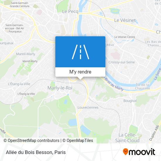 Allée du Bois Besson plan