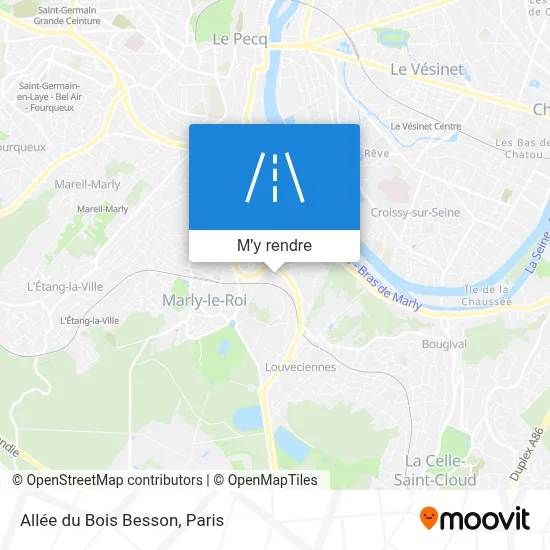 Allée du Bois Besson plan