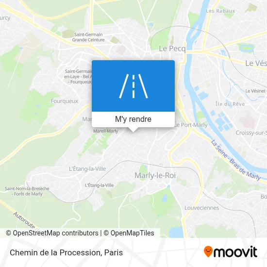 Chemin de la Procession plan