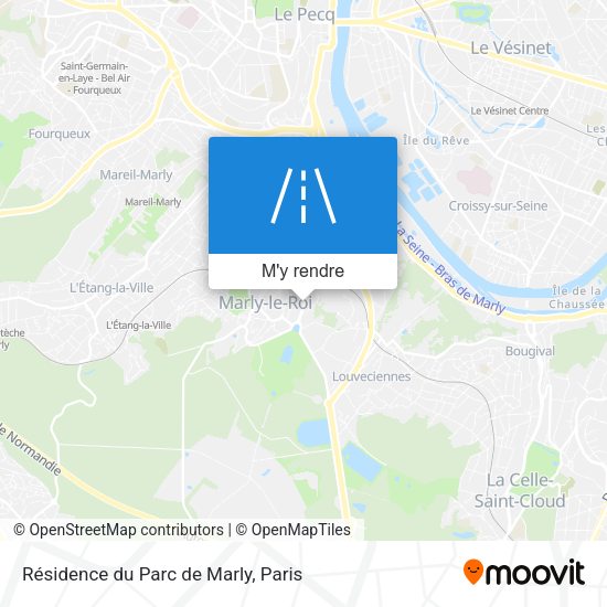 Résidence du Parc de Marly plan
