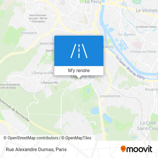 Rue Alexandre Dumas plan