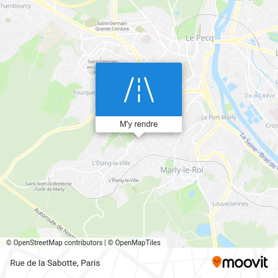 Rue de la Sabotte plan