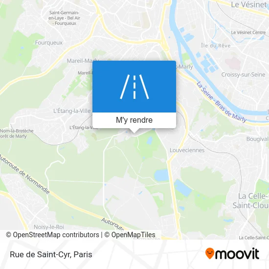 Rue de Saint-Cyr plan