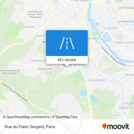 Rue du Franc Sergent plan