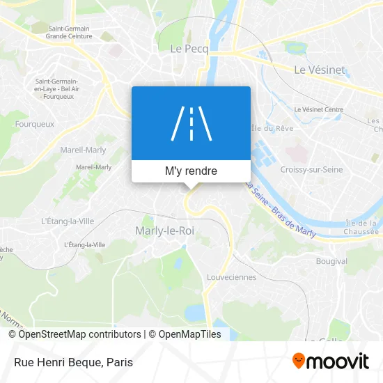 Rue Henri Beque plan