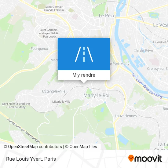 Rue Louis Yvert plan