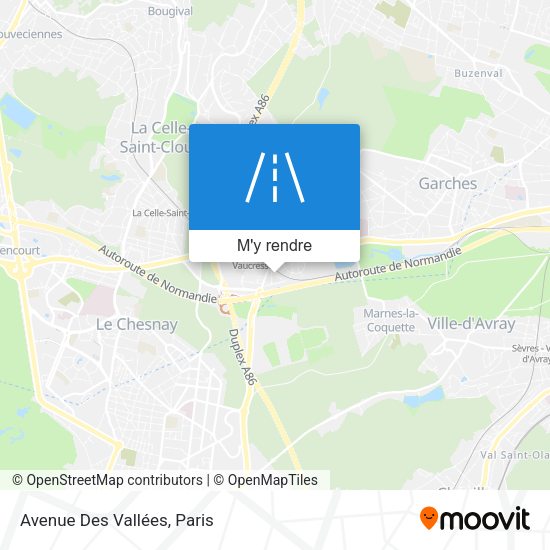 Avenue Des Vallées plan