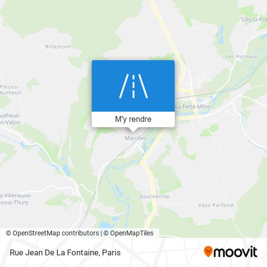 Rue Jean De La Fontaine plan