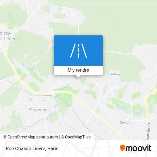 Rue Chasse Lièvre plan