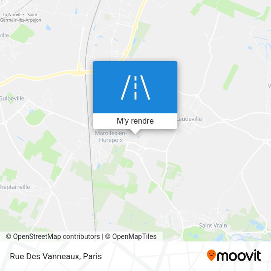 Rue Des Vanneaux plan