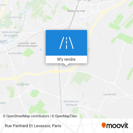 Rue Panhard Et Levassor plan