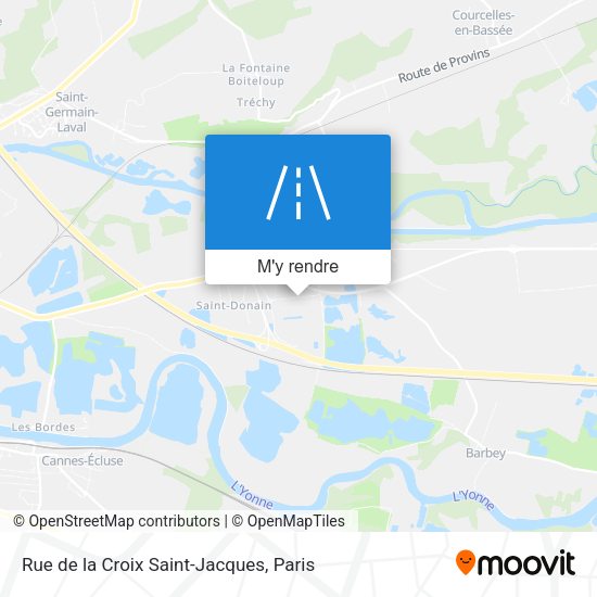 Rue de la Croix Saint-Jacques plan
