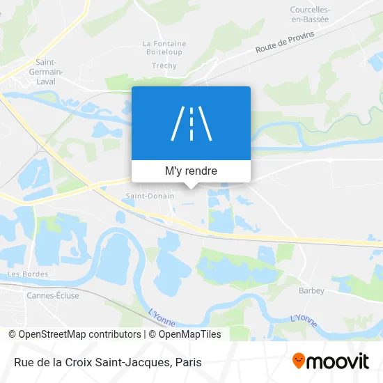 Rue de la Croix Saint-Jacques plan