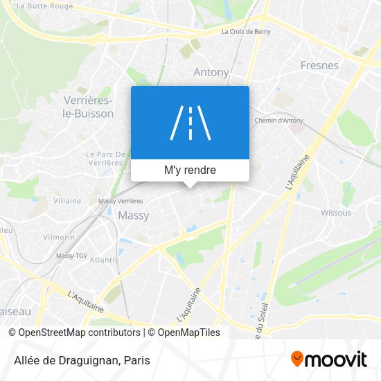 Allée de Draguignan plan