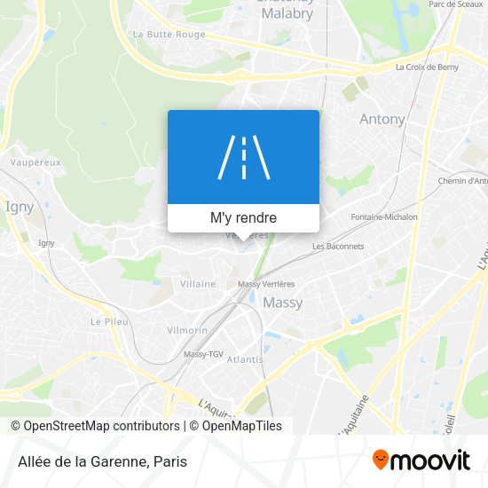 Allée de la Garenne plan