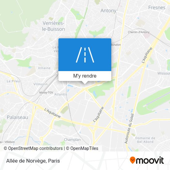Allée de Norvège plan
