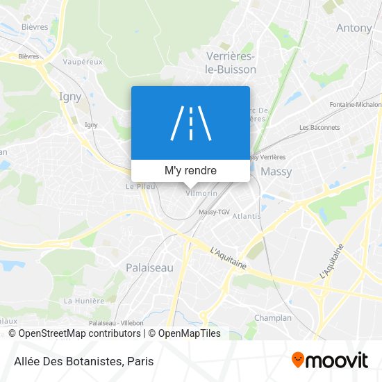 Allée Des Botanistes plan