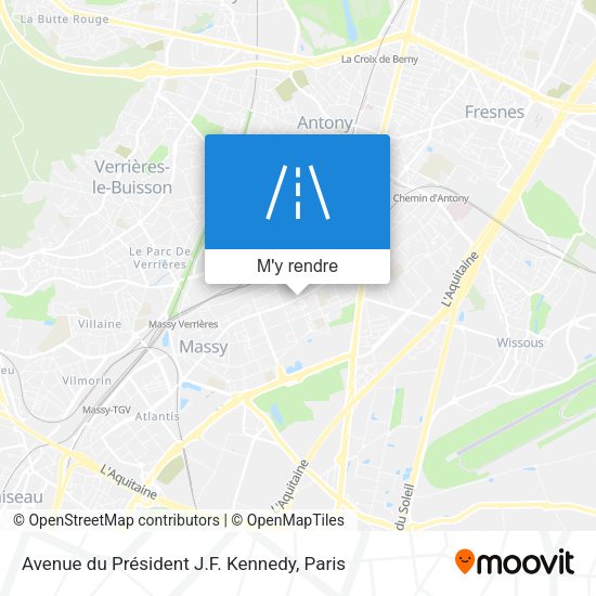 Avenue du Président J.F. Kennedy plan