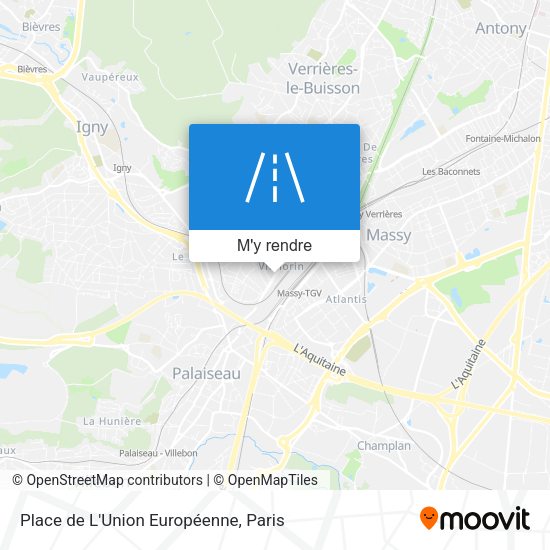 Place de L'Union Européenne plan