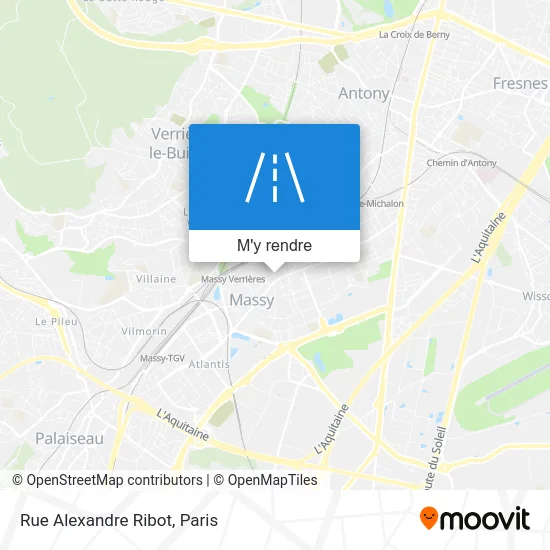 Rue Alexandre Ribot plan