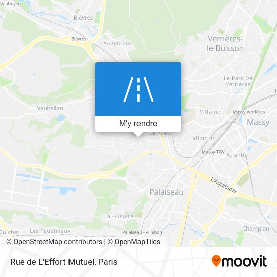 Rue de L'Effort Mutuel plan
