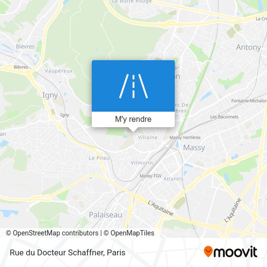 Rue du Docteur Schaffner plan