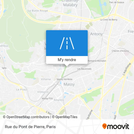 Rue du Pont de Pierre plan